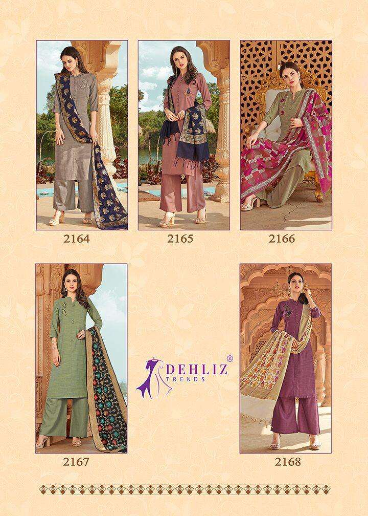 SNAPCHAT BY DEHLIZ TRENDZ 2164 TO 2168 SERIES BEAUTIFUL SUITS STYLISH COLORFUL FANCY CASUAL WEAR & ETHNIC WEAR ROSE SILK DRESSES AT WHOLESALE PRICE
