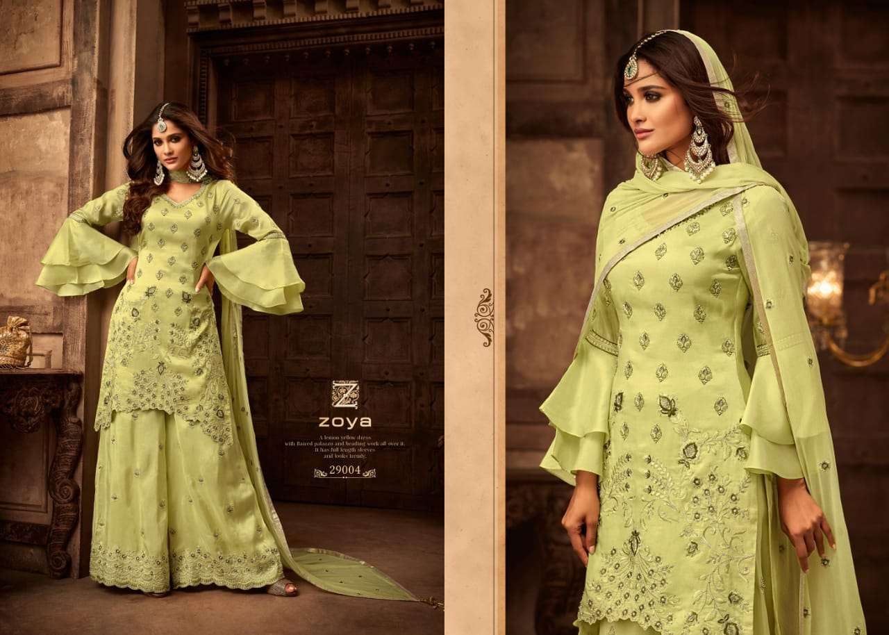 MOMENTS NX BY ZOYA 29002 TO 29007 SERIES BEAUTIFUL SUITS STYLISH FANCY COLORFUL PARTY WEAR & OCCASIONAL WEAR GEORGETTE EMBROIDERED DRESSES AT WHOLESALE PRICE