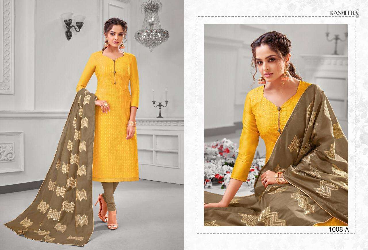 PAGE VOL-3 BY KASMEERA 1008-A TO 1013-B SERIES BEAUTIFUL PAKISTANI SUITS COLORFUL STYLISH FANCY CASUAL WEAR & ETHNIC WEAR VARIOUS QUALITY OF FABRIC DRESSES AT WHOLESALE PRICE