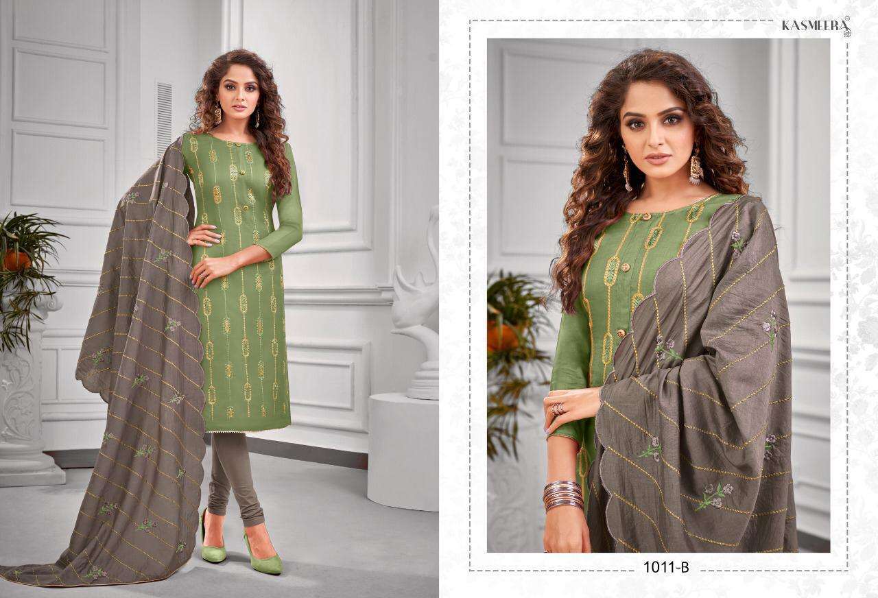 PAGE VOL-3 BY KASMEERA 1008-A TO 1013-B SERIES BEAUTIFUL PAKISTANI SUITS COLORFUL STYLISH FANCY CASUAL WEAR & ETHNIC WEAR VARIOUS QUALITY OF FABRIC DRESSES AT WHOLESALE PRICE