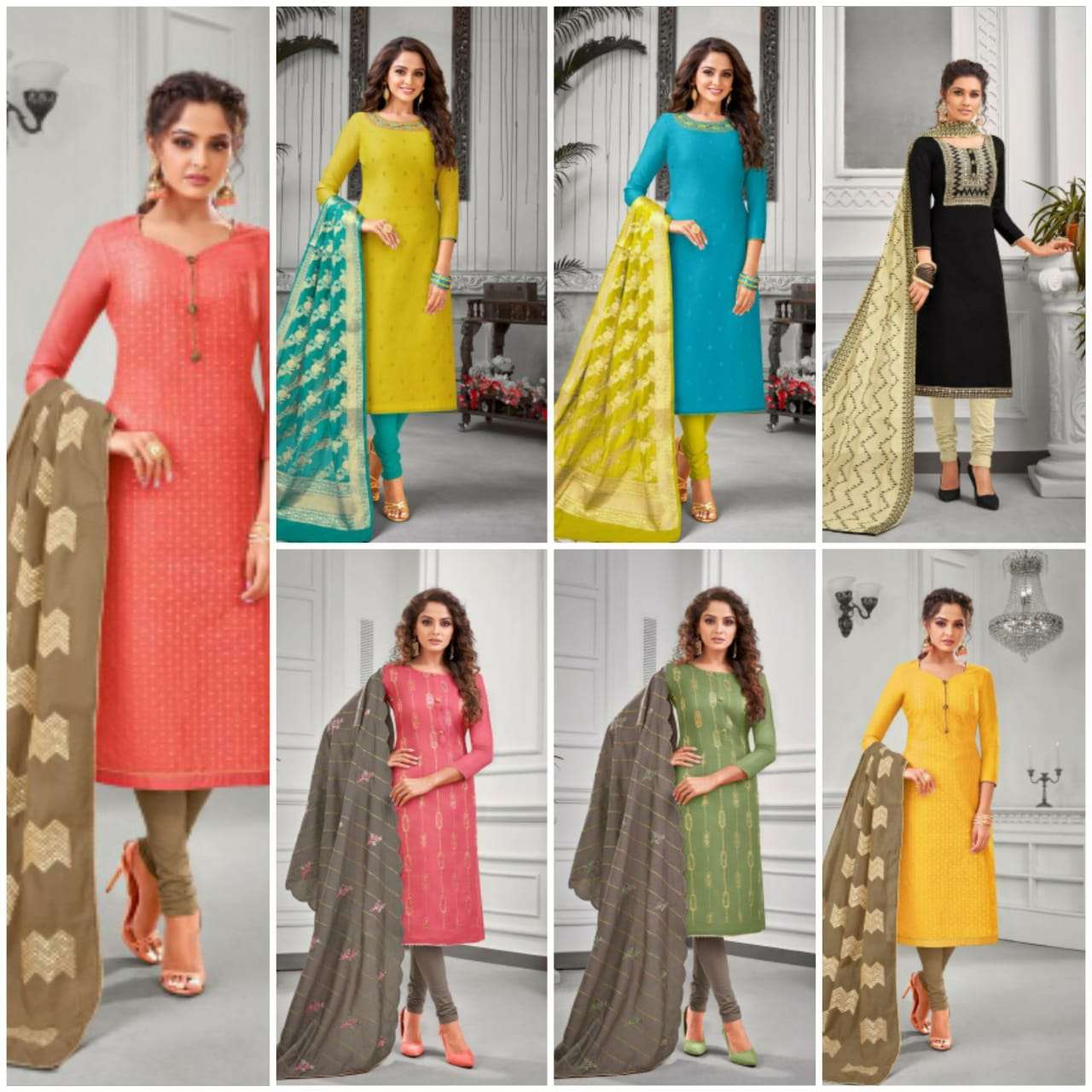 PAGE VOL-3 BY KASMEERA 1008-A TO 1013-B SERIES BEAUTIFUL PAKISTANI SUITS COLORFUL STYLISH FANCY CASUAL WEAR & ETHNIC WEAR VARIOUS QUALITY OF FABRIC DRESSES AT WHOLESALE PRICE