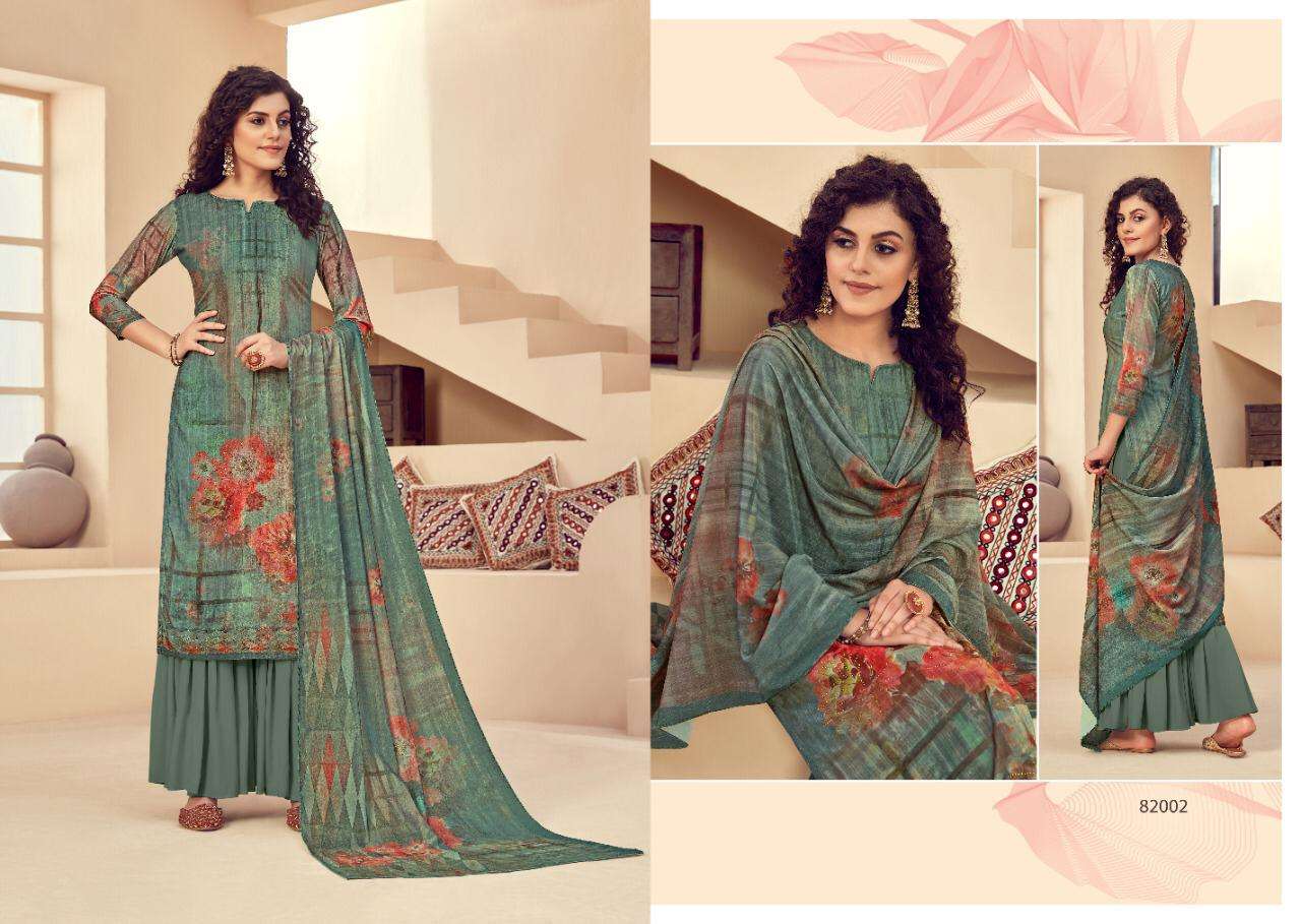 MEHJABEEN BY TUNIC HOUSE 82001 TO 82006 SERIES BEAUTIFUL SUITS STYLISH FANCY COLORFUL PARTY WEAR & OCCASIONAL WEAR VELVET 9000 DIGITAL PRINTED DRESSES AT WHOLESALE PRICE