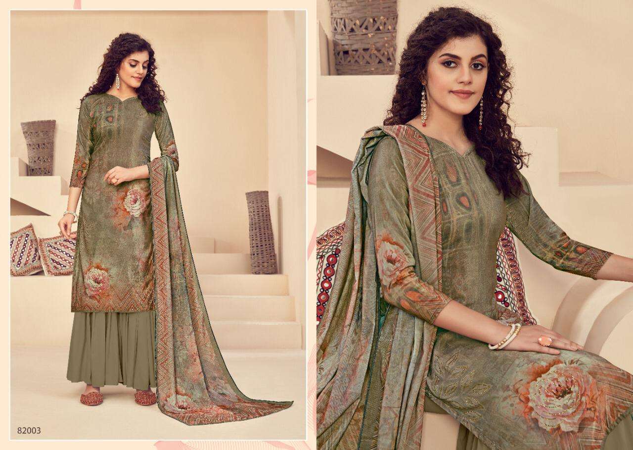 MEHJABEEN BY TUNIC HOUSE 82001 TO 82006 SERIES BEAUTIFUL SUITS STYLISH FANCY COLORFUL PARTY WEAR & OCCASIONAL WEAR VELVET 9000 DIGITAL PRINTED DRESSES AT WHOLESALE PRICE