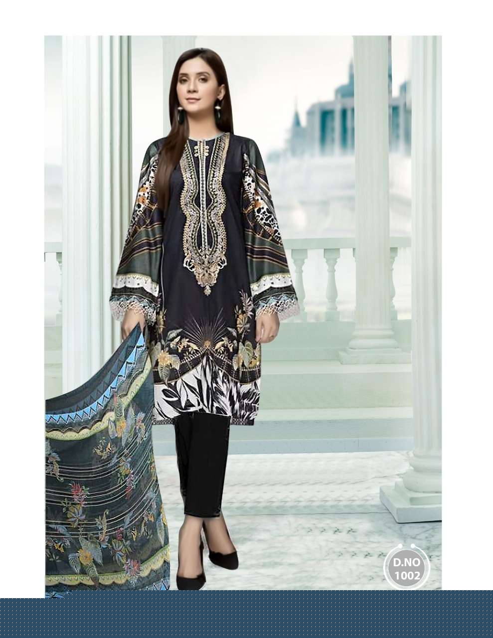 BAROQUE LAWN COLLECTION-2020 BY FASHID WHOLESALE 1001 TO 1008 SERIES DESIGNER SUITS STYLISH DESIGNER COLORFUL FANCY BEAUTIFUL PARTY WEAR & ETHNIC WEAR PURE CAMBRIC LAWN DRESSES AT WHOLESALE PRICE