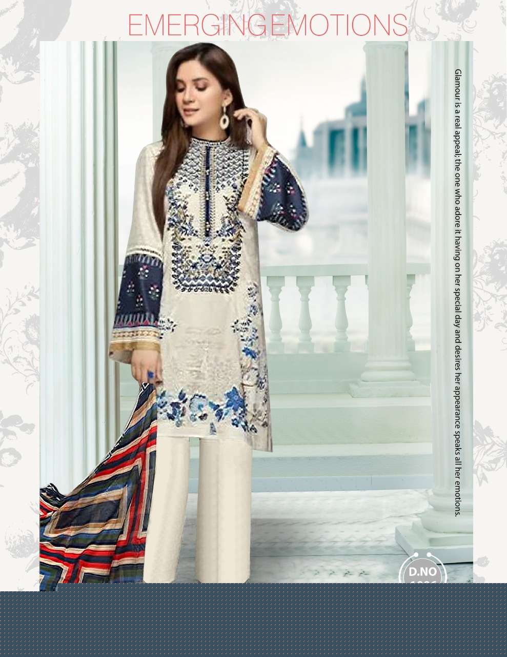 BAROQUE LAWN COLLECTION-2020 BY FASHID WHOLESALE 1001 TO 1008 SERIES DESIGNER SUITS STYLISH DESIGNER COLORFUL FANCY BEAUTIFUL PARTY WEAR & ETHNIC WEAR PURE CAMBRIC LAWN DRESSES AT WHOLESALE PRICE