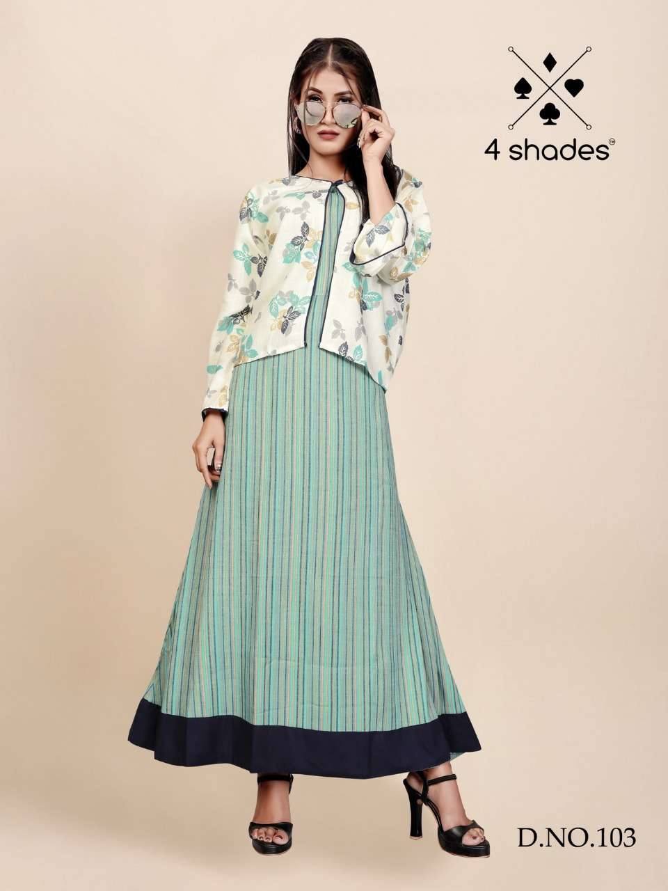 MAGGIE BY 4 SHADES 101 TO 104 SERIES BEAUTIFUL STYLISH FANCY COLORFUL CASUAL WEAR & ETHNIC WEAR PURE RAYON PRINTED KURTIS AT WHOLESALE PRICE