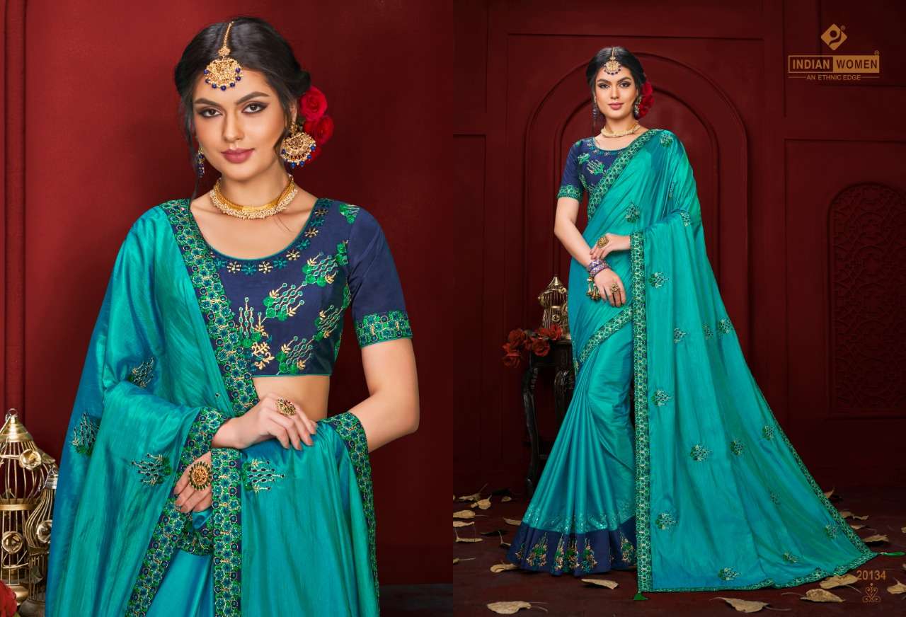 MANGO VOL-21 BY INDIAN WOMEN 20133 TO 20152 SERIES INDIAN TRADITIONAL WEAR COLLECTION BEAUTIFUL STYLISH FANCY COLORFUL PARTY WEAR & OCCASIONAL WEAR TWO TONE SILK EMBROIDERED SAREES AT WHOLESALE PRICE