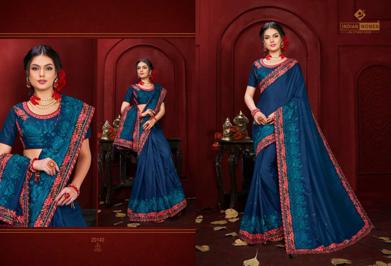 MANGO VOL-21 BY INDIAN WOMEN 20133 TO 20152 SERIES INDIAN TRADITIONAL WEAR COLLECTION BEAUTIFUL STYLISH FANCY COLORFUL PARTY WEAR & OCCASIONAL WEAR TWO TONE SILK EMBROIDERED SAREES AT WHOLESALE PRICE