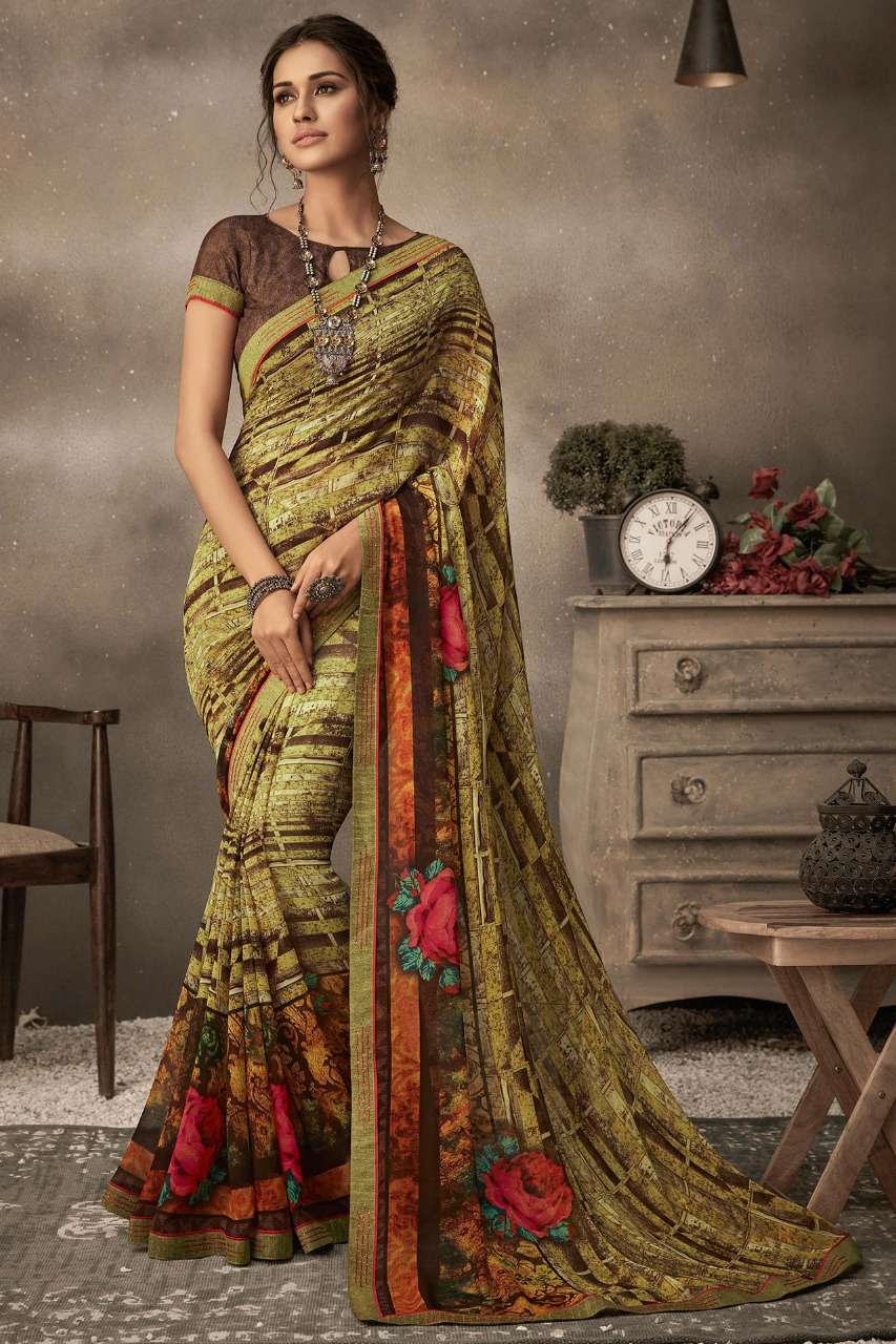 NALINI BY INDIAN WOMEN 1001 TO 1025 SERIES INDIAN TRADITIONAL WEAR COLLECTION BEAUTIFUL STYLISH FANCY COLORFUL PARTY WEAR & OCCASIONAL WEAR FANCY SAREES AT WHOLESALE PRICE