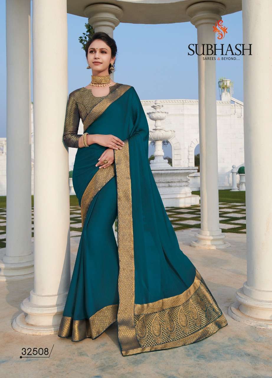 SPARSH VOL-4 BY SUBHASH SAREES 325001 TO 32516 SERIES INDIAN TRADITIONAL WEAR COLLECTION BEAUTIFUL STYLISH FANCY COLORFUL PARTY WEAR & OCCASIONAL WEAR CHIFFON EMBROIDERED SAREES AT WHOLESALE PRICE