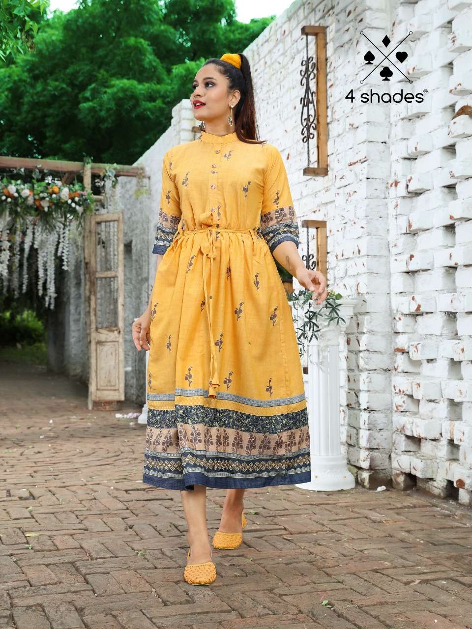 FEEL N FLOW VOL-2 BY 4 SHADES 01 TO 02 SERIES BEAUTIFUL COLORFUL STYLISH FANCY CASUAL WEAR & ETHNIC WEAR & READY TO WEAR PURE RAYON PRINTED KURTIS AT WHOLESALE PRICE
