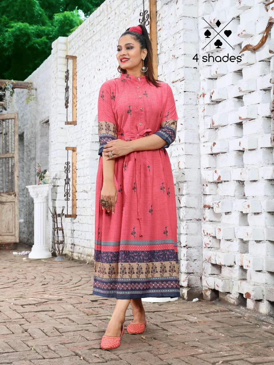 FEEL N FLOW VOL-2 BY 4 SHADES 01 TO 02 SERIES BEAUTIFUL COLORFUL STYLISH FANCY CASUAL WEAR & ETHNIC WEAR & READY TO WEAR PURE RAYON PRINTED KURTIS AT WHOLESALE PRICE