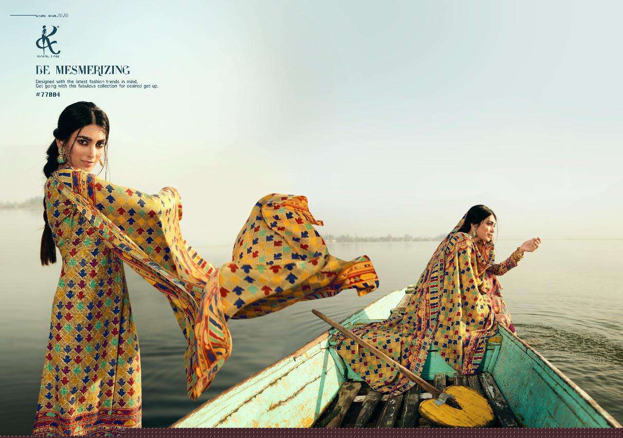 AAZEEN BY KAPIL FAB 77001 TO 77006 SERIES BEAUTIFUL SUITS COLORFUL STYLISH FANCY CASUAL WEAR & ETHNIC WEAR PASHMINA DIGITAL PRINTED DRESSES AT WHOLESALE PRICE
