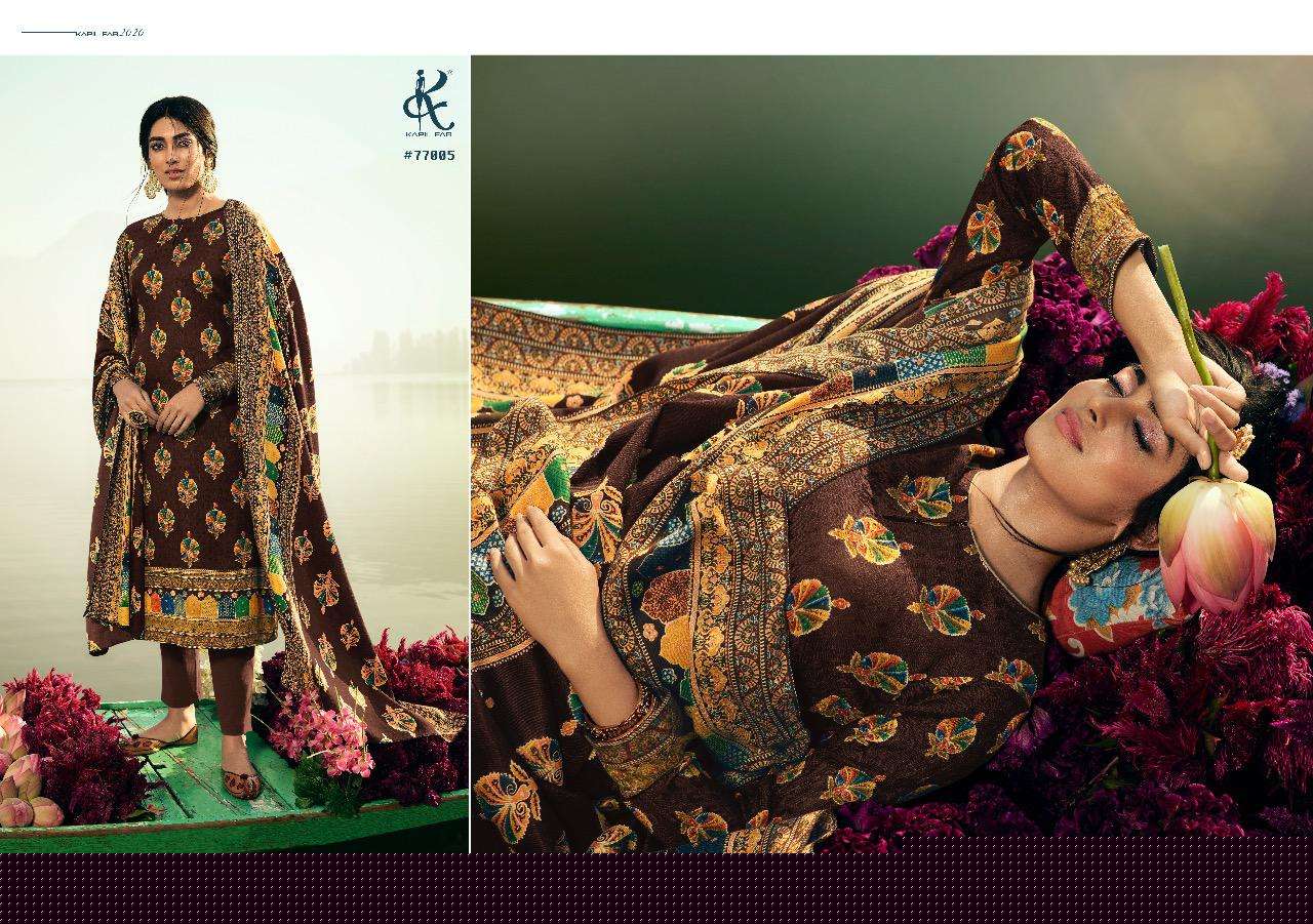 AAZEEN BY KAPIL FAB 77001 TO 77006 SERIES BEAUTIFUL SUITS COLORFUL STYLISH FANCY CASUAL WEAR & ETHNIC WEAR PASHMINA DIGITAL PRINTED DRESSES AT WHOLESALE PRICE