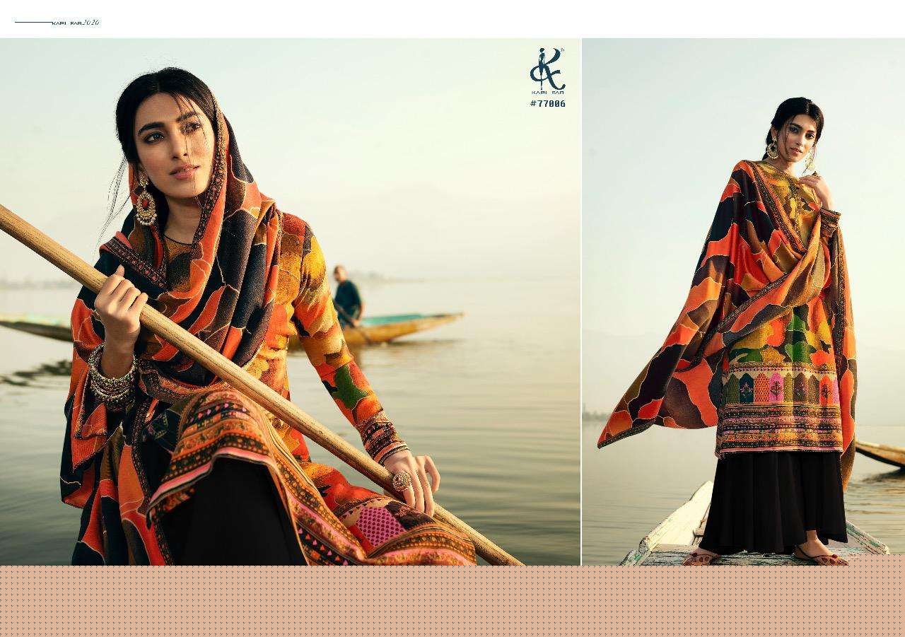 AAZEEN BY KAPIL FAB 77001 TO 77006 SERIES BEAUTIFUL SUITS COLORFUL STYLISH FANCY CASUAL WEAR & ETHNIC WEAR PASHMINA DIGITAL PRINTED DRESSES AT WHOLESALE PRICE
