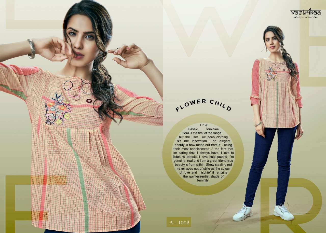 CRIMSON BY VASTRIKAA 1001 TO 1008 SERIES STYLISH FANCY BEAUTIFUL COLORFUL CASUAL WEAR & ETHNIC WEAR COTTON JACQUARD HANDLOOM KURTIS AT WHOLESALE PRICE