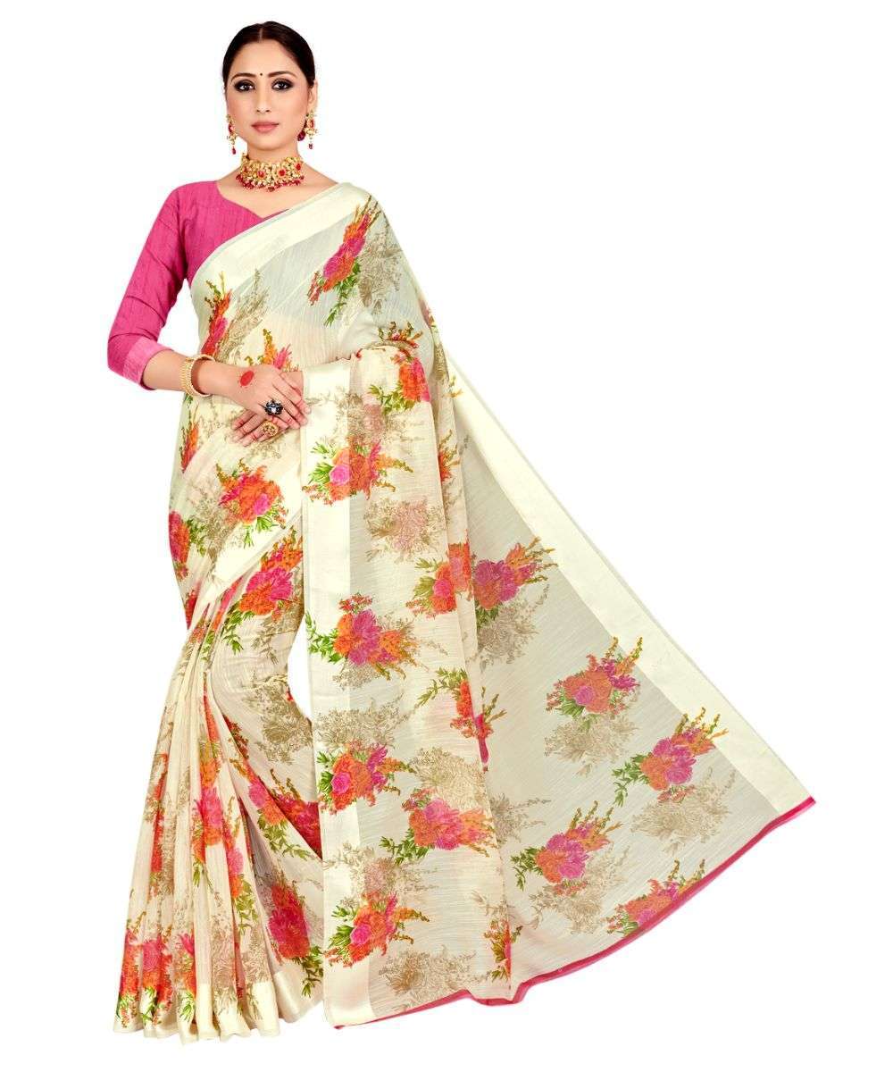 ANSHI BY ANYUKA 01 TO 10 SERIES INDIAN TRADITIONAL WEAR COLLECTION BEAUTIFUL STYLISH FANCY COLORFUL PARTY WEAR & OCCASIONAL WEAR SILK COTTON PRINTED SAREES AT WHOLESALE PRICE
