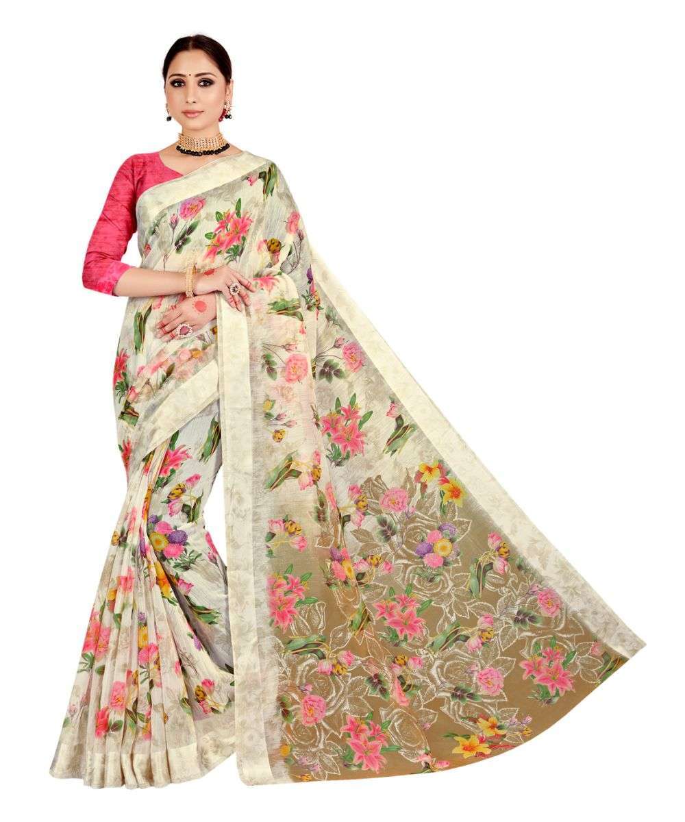 ANSHI BY ANYUKA 01 TO 10 SERIES INDIAN TRADITIONAL WEAR COLLECTION BEAUTIFUL STYLISH FANCY COLORFUL PARTY WEAR & OCCASIONAL WEAR SILK COTTON PRINTED SAREES AT WHOLESALE PRICE