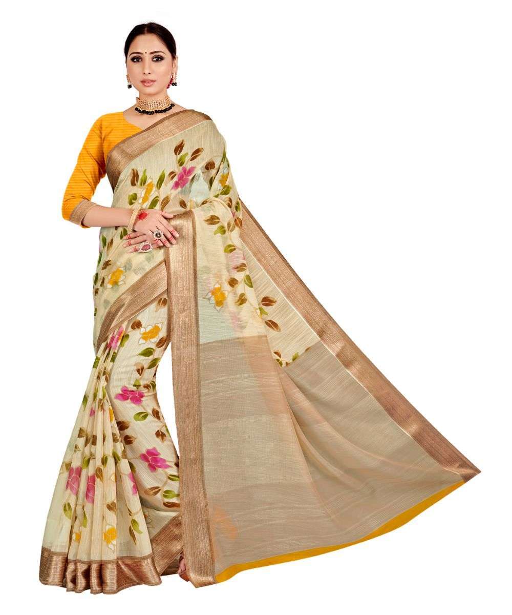 ANSHI BY ANYUKA 01 TO 10 SERIES INDIAN TRADITIONAL WEAR COLLECTION BEAUTIFUL STYLISH FANCY COLORFUL PARTY WEAR & OCCASIONAL WEAR SILK COTTON PRINTED SAREES AT WHOLESALE PRICE