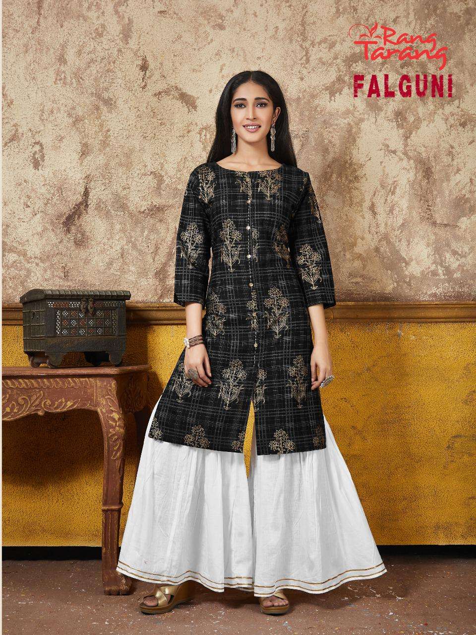 FALGUNI BY RANG TRANG 1001 TO 1006 SERIES STYLISH FANCY BEAUTIFUL COLORFUL CASUAL WEAR & ETHNIC WEAR PURE COTTON FLEX PRINTED KURTIS AT WHOLESALE PRICE