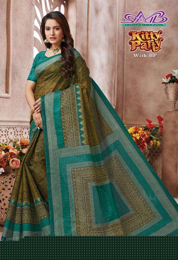 KITTY PARTY BY A.B FASHION 900 TO 917 SERIES INDIAN TRADITIONAL WEAR COLLECTION BEAUTIFUL STYLISH FANCY COLORFUL PARTY WEAR & OCCASIONAL WEAR MUL MUL COTTON PRINTED SAREES AT WHOLESALE PRICE