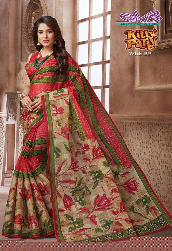 KITTY PARTY BY A.B FASHION 900 TO 917 SERIES INDIAN TRADITIONAL WEAR COLLECTION BEAUTIFUL STYLISH FANCY COLORFUL PARTY WEAR & OCCASIONAL WEAR MUL MUL COTTON PRINTED SAREES AT WHOLESALE PRICE