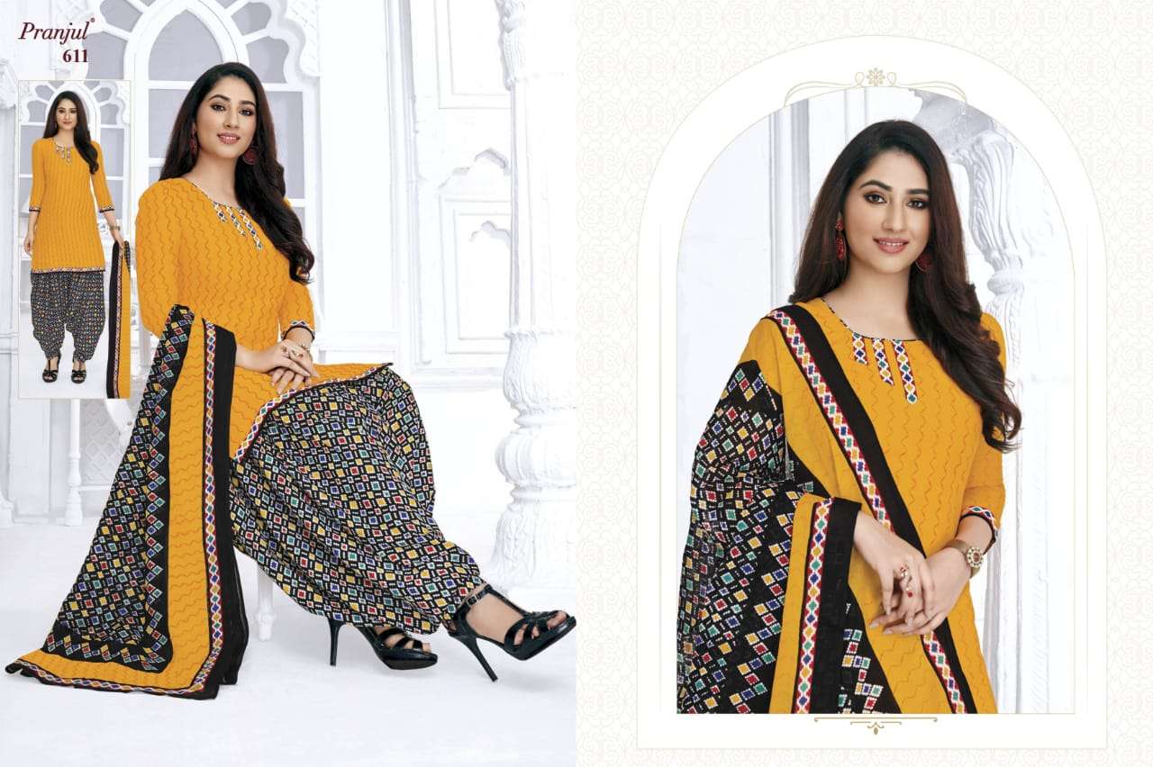 PRIYANKA VOL-6 BY PRANJUL 601 TO 648 SERIES BEAUTIFUL STYLISH ANARKALI SUITS FANCY COLORFUL CASUAL WEAR & ETHNIC WEAR & READY TO WEAR COTTON PRINTED DRESSES AT WHOLESALE PRICE