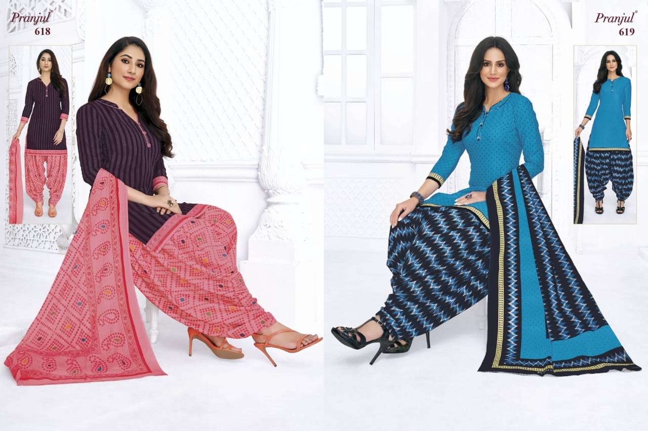 PRIYANKA VOL-6 BY PRANJUL 601 TO 648 SERIES BEAUTIFUL STYLISH ANARKALI SUITS FANCY COLORFUL CASUAL WEAR & ETHNIC WEAR & READY TO WEAR COTTON PRINTED DRESSES AT WHOLESALE PRICE