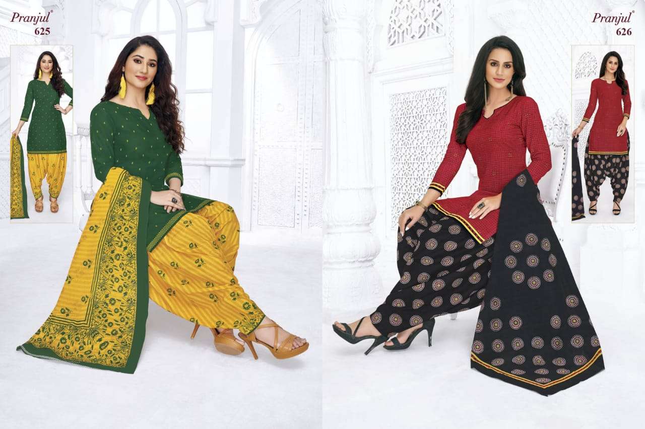 PRIYANKA VOL-6 BY PRANJUL 601 TO 648 SERIES BEAUTIFUL STYLISH ANARKALI SUITS FANCY COLORFUL CASUAL WEAR & ETHNIC WEAR & READY TO WEAR COTTON PRINTED DRESSES AT WHOLESALE PRICE