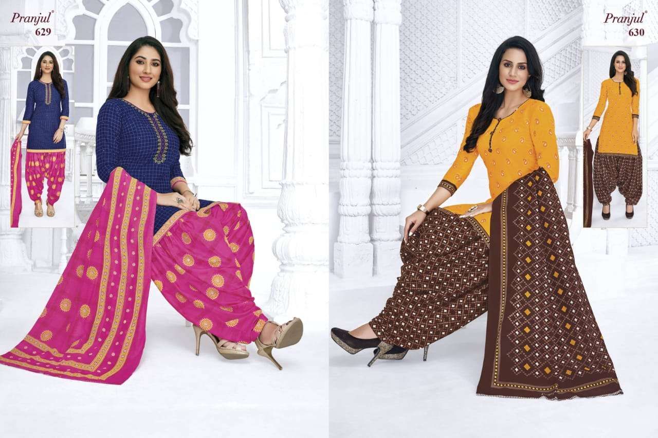 PRIYANKA VOL-6 BY PRANJUL 601 TO 648 SERIES BEAUTIFUL STYLISH ANARKALI SUITS FANCY COLORFUL CASUAL WEAR & ETHNIC WEAR & READY TO WEAR COTTON PRINTED DRESSES AT WHOLESALE PRICE