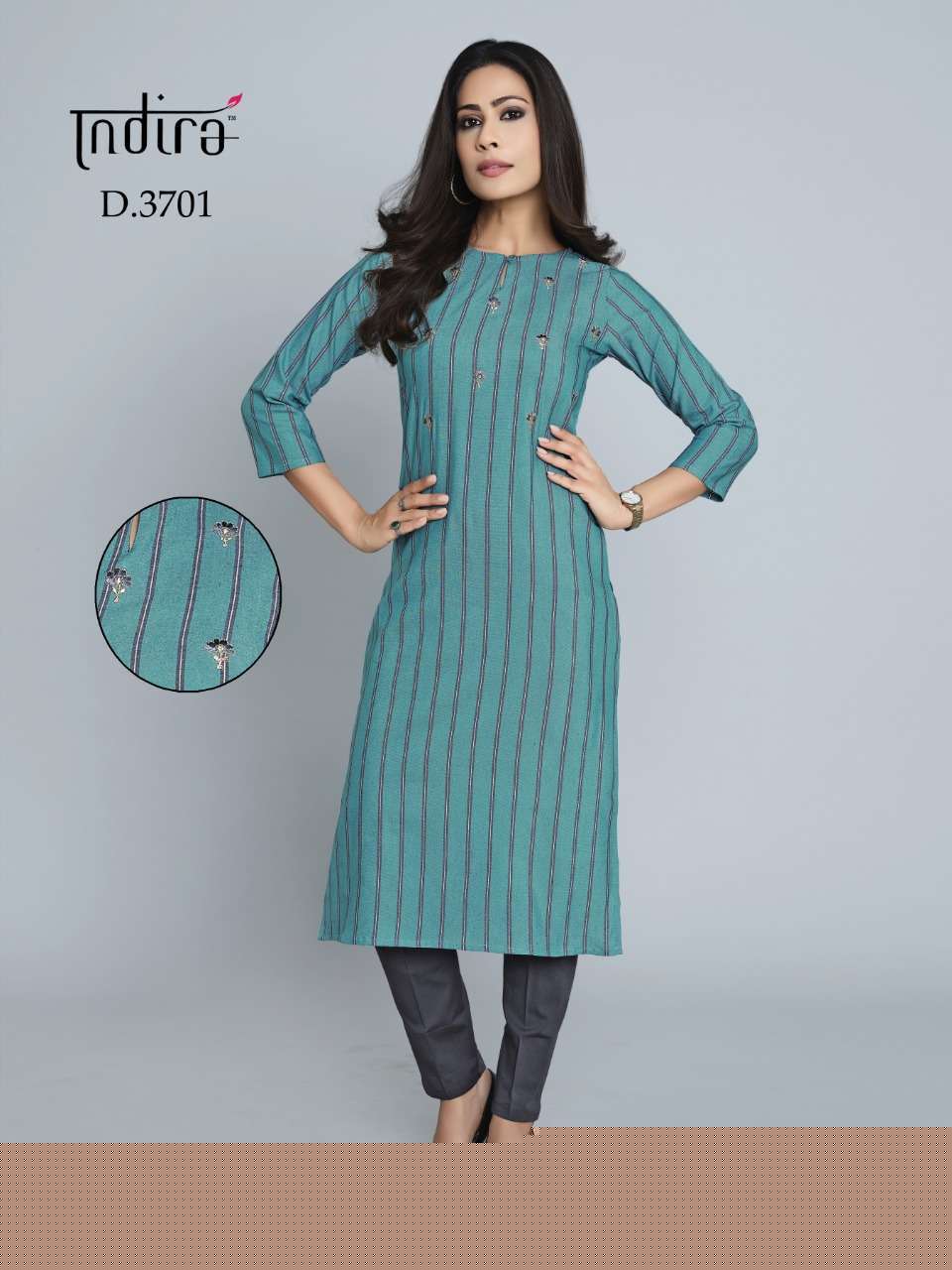SHIMMER BY INDIRA 3701 TO 3706 SERIES DESIGNER BEAUTIFUL STYLISH FANCY COLORFUL PARTY WEAR & OCCASIONAL WEAR PREMIUM COTTON PRINTED KURTIS AT WHOLESALE PRICE