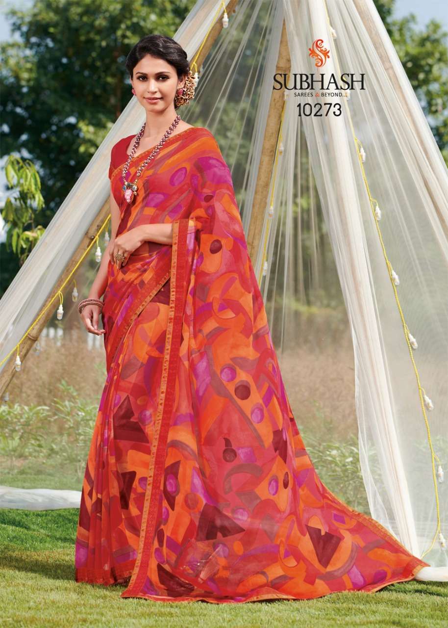 GAURI VOL-2 BY SUBHASH SAREES 10271 TO 10294 SERIES INDIAN TRADITIONAL WEAR COLLECTION BEAUTIFUL STYLISH FANCY COLORFUL PARTY WEAR & OCCASIONAL WEAR HEAVY GEORGETTE SAREES AT WHOLESALE PRICE