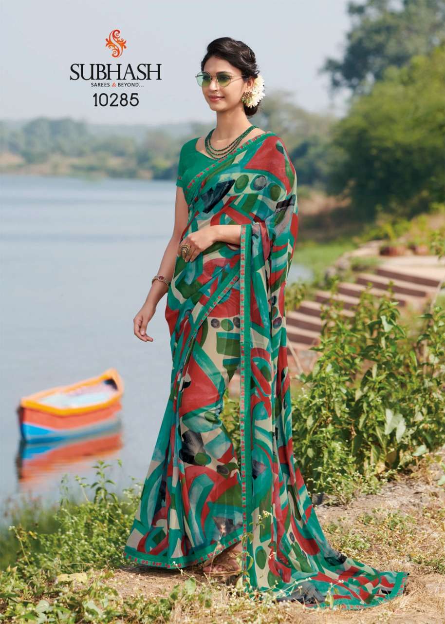 GAURI VOL-2 BY SUBHASH SAREES 10271 TO 10294 SERIES INDIAN TRADITIONAL WEAR COLLECTION BEAUTIFUL STYLISH FANCY COLORFUL PARTY WEAR & OCCASIONAL WEAR HEAVY GEORGETTE SAREES AT WHOLESALE PRICE