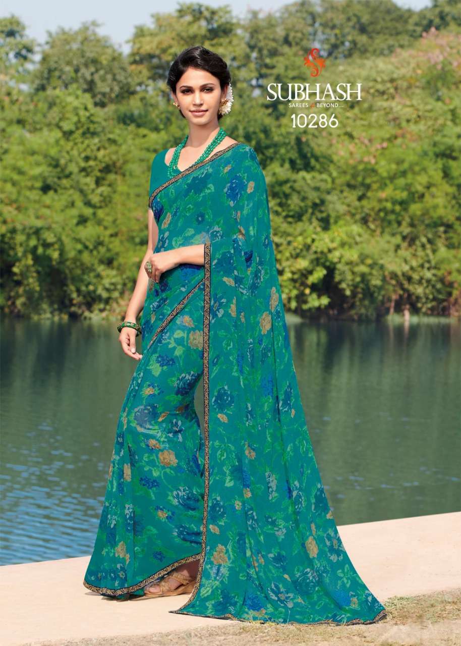 GAURI VOL-2 BY SUBHASH SAREES 10271 TO 10294 SERIES INDIAN TRADITIONAL WEAR COLLECTION BEAUTIFUL STYLISH FANCY COLORFUL PARTY WEAR & OCCASIONAL WEAR HEAVY GEORGETTE SAREES AT WHOLESALE PRICE