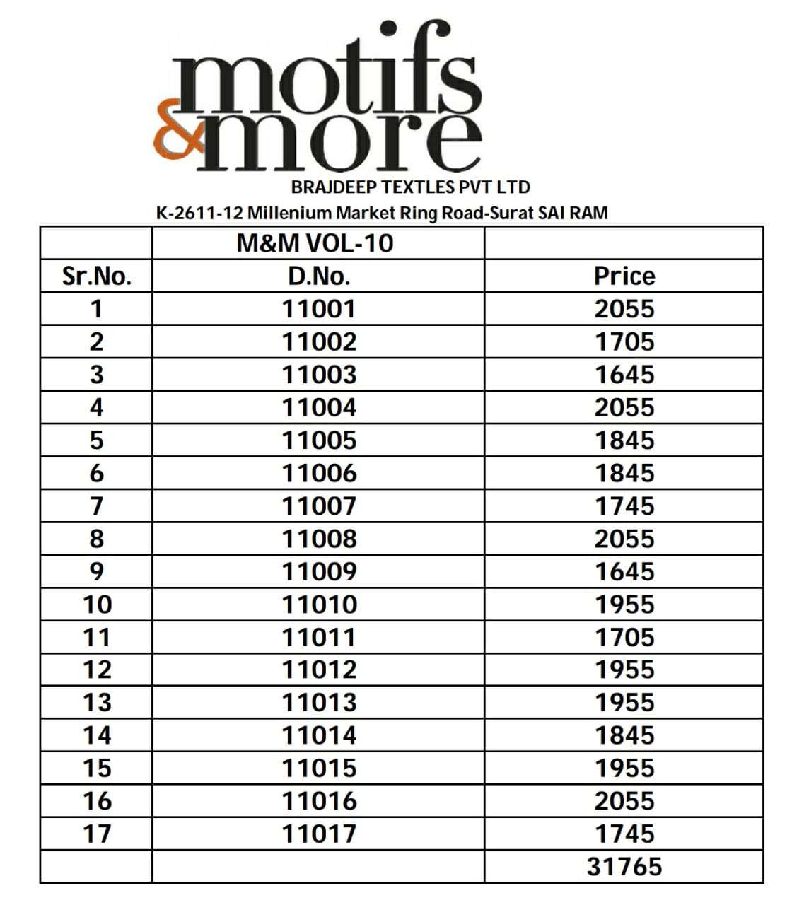 M AND M VOL-10 BY MOTIFS AND MORE INDIAN TRADITIONAL WEAR COLLECTION BEAUTIFUL STYLISH FANCY COLORFUL PARTY WEAR & OCCASIONAL WEAR FANCY EMBROIDERED SAREES AT WHOLESALE PRICE