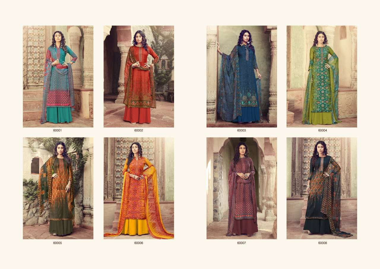 WINTERGLAM BY YUVINA EXPORT 6001 TO 6008 SERIES BEAUTIFUL PATIYALA SUITS STYLISH FANCY COLORFUL PARTY WEAR & OCCASIONAL WEAR PASHMINA DOBBY PRINTED DRESSES AT WHOLESALE PRICE
