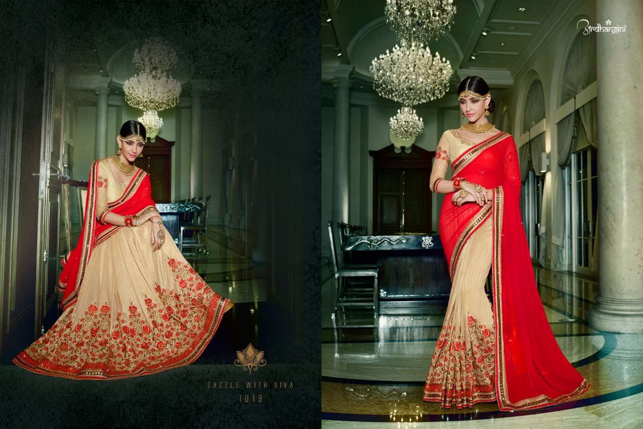 ARDHANGINI SALE COLLECTION BY ARDHANGINI INDIAN TRADITIONAL WEAR COLLECTION BEAUTIFUL STYLISH FANCY COLORFUL PARTY WEAR & OCCASIONAL WEAR FANCY SAREES AT WHOLESALE PRICE