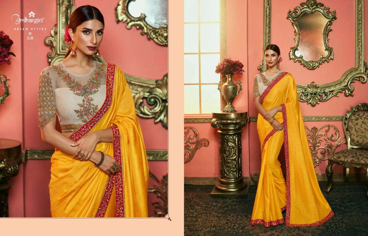 ARDHANGINI SALE COLLECTION BY ARDHANGINI INDIAN TRADITIONAL WEAR COLLECTION BEAUTIFUL STYLISH FANCY COLORFUL PARTY WEAR & OCCASIONAL WEAR FANCY SAREES AT WHOLESALE PRICE