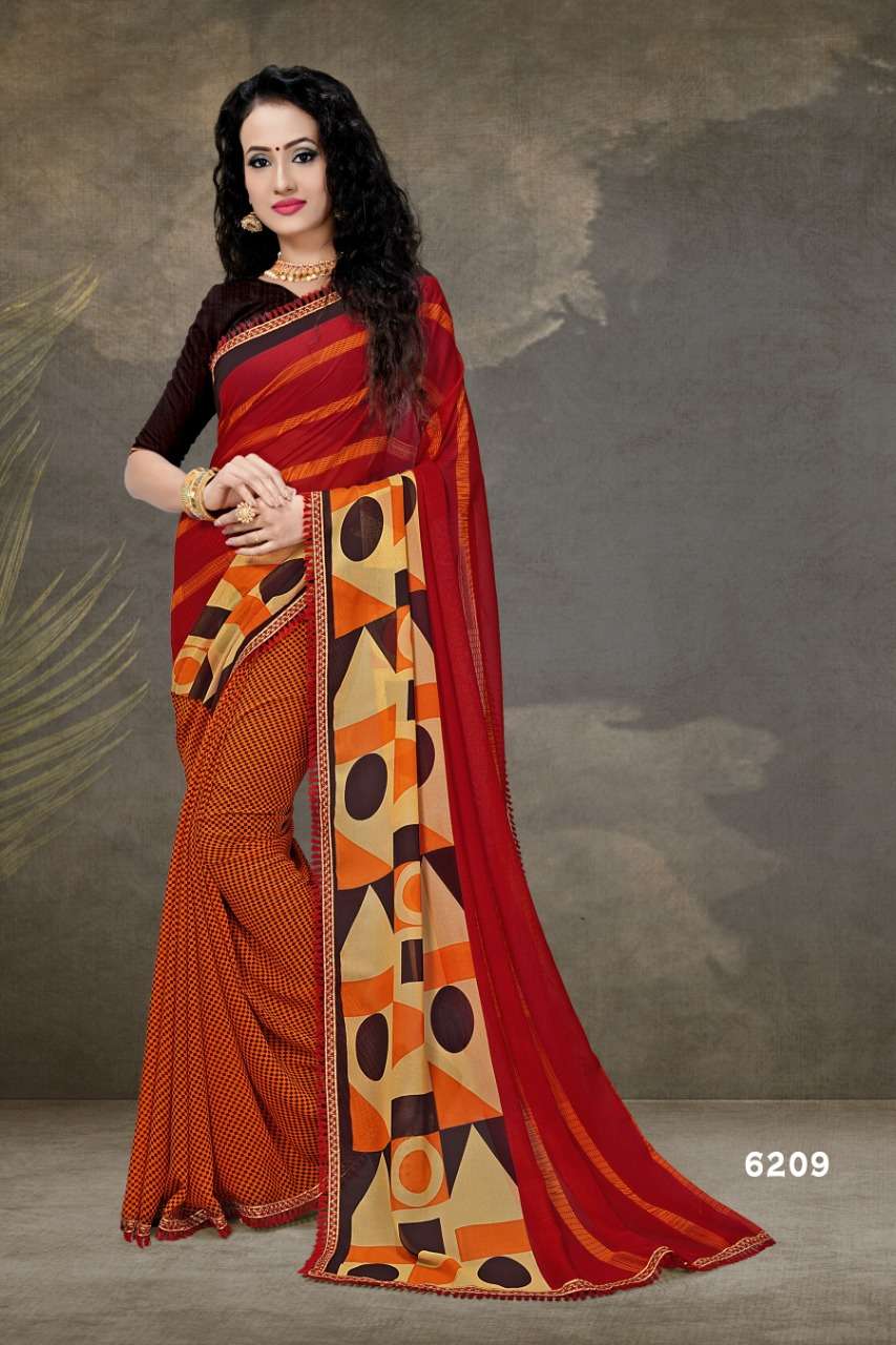 G MAIL VOL-84 BY HAYTEE 6204 TO 6215 SERIES INDIAN TRADITIONAL WEAR COLLECTION BEAUTIFUL STYLISH FANCY COLORFUL PARTY WEAR & OCCASIONAL WEAR HEAVY DAANI PRINTED SAREES AT WHOLESALE PRICE