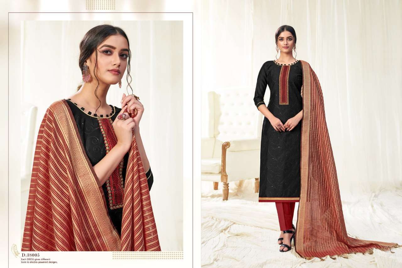 HOT SPOT VOL-2 BY RAGHAV CREATION 38001 TO 38012 SERIES BEAUTIFUL SUITS COLORFUL STYLISH FANCY CASUAL WEAR & ETHNIC WEAR SOUTH SILK BASED WITH EMBROIDERY DRESSES AT WHOLESALE PRICE