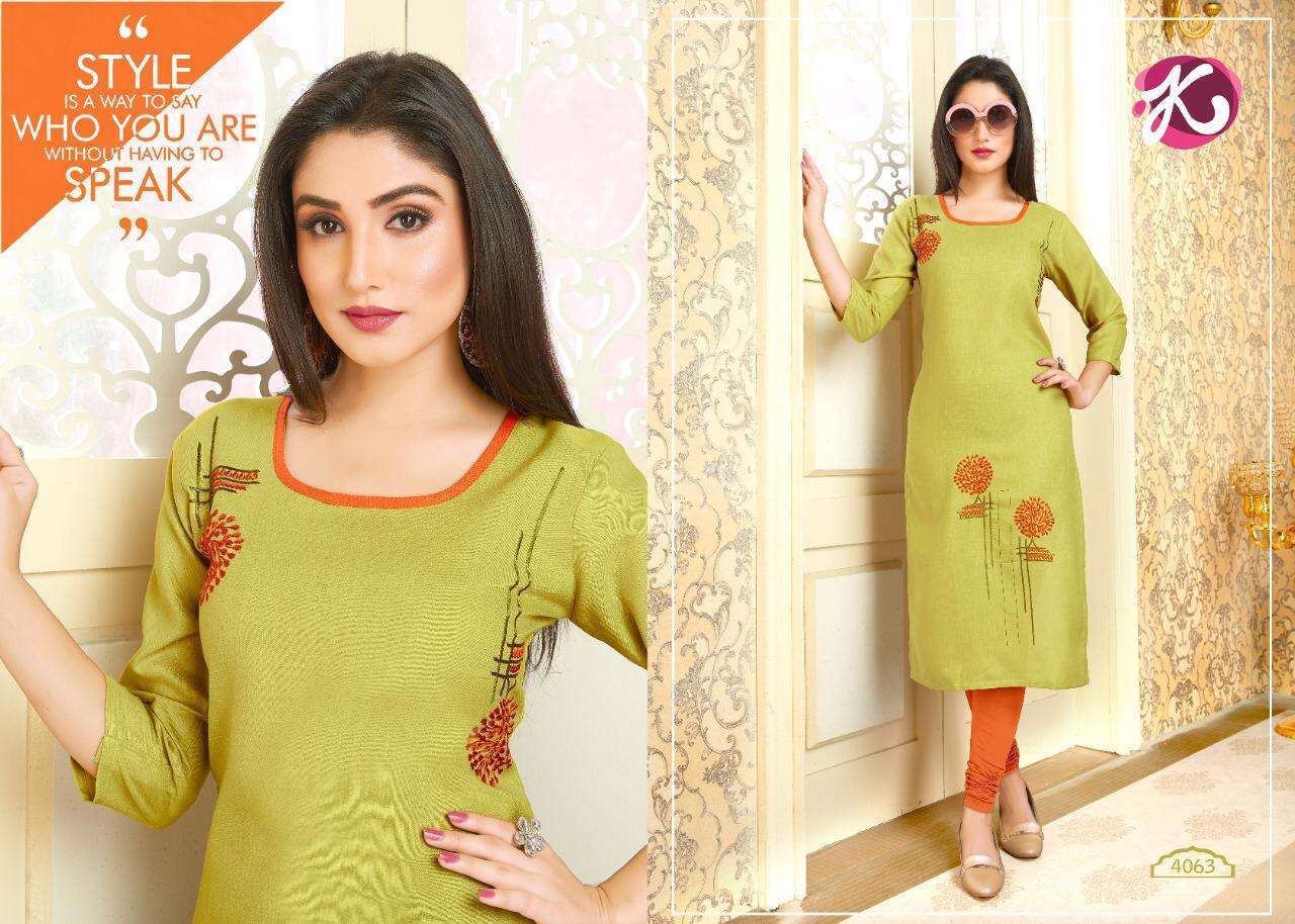 DESI GIRL BY KURTI TIMES 4059 TO 4064 SERIES BEAUTIFUL STYLISH FANCY COLORFUL CASUAL WEAR & ETHNIC WEAR & READY TO WEAR COTTON PRINTED KURTIS AT WHOLESALE PRICE