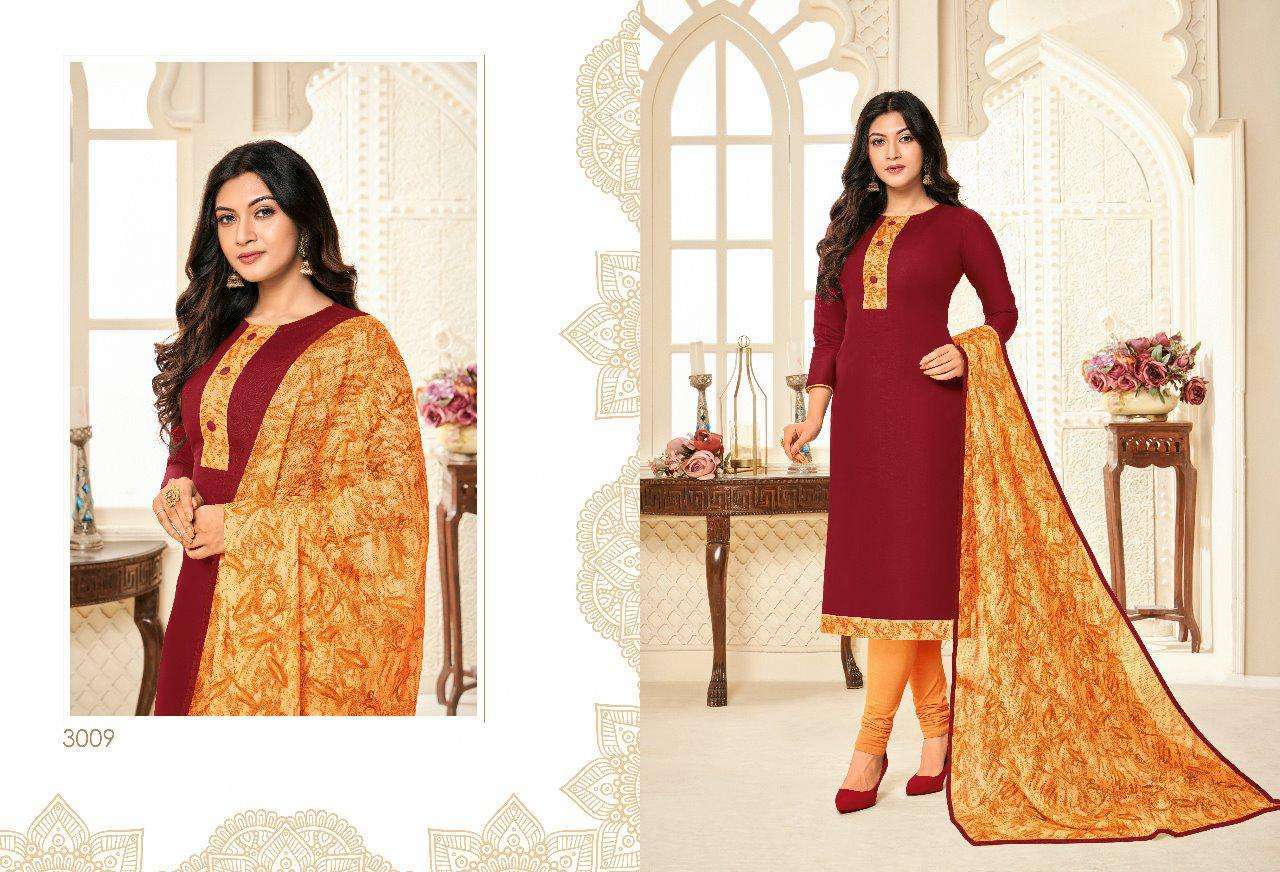 OSCAR VOL-13 BY SHAGUN LIFE STYLE 3001 TO 3016 SERIES BEAUTIFUL SUITS COLORFUL STYLISH FANCY CASUAL WEAR & ETHNIC WEAR MIX FABRIC PRINTED DRESSES AT WHOLESALE PRICE