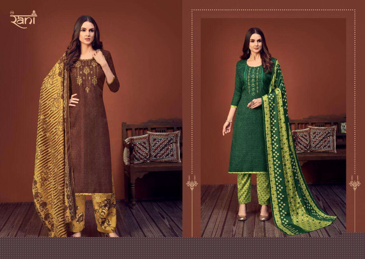 SAKHIYA BY RANI FASHION 35001 TO 35008 SERIES DESIGNER SUITS COLLECTION BEAUTIFUL STYLISH FANCY COLORFUL PARTY WEAR & OCCASIONAL WEAR PASHMINA DOBBY PRINT WITH WORK DRESSES AT WHOLESALE PRICE