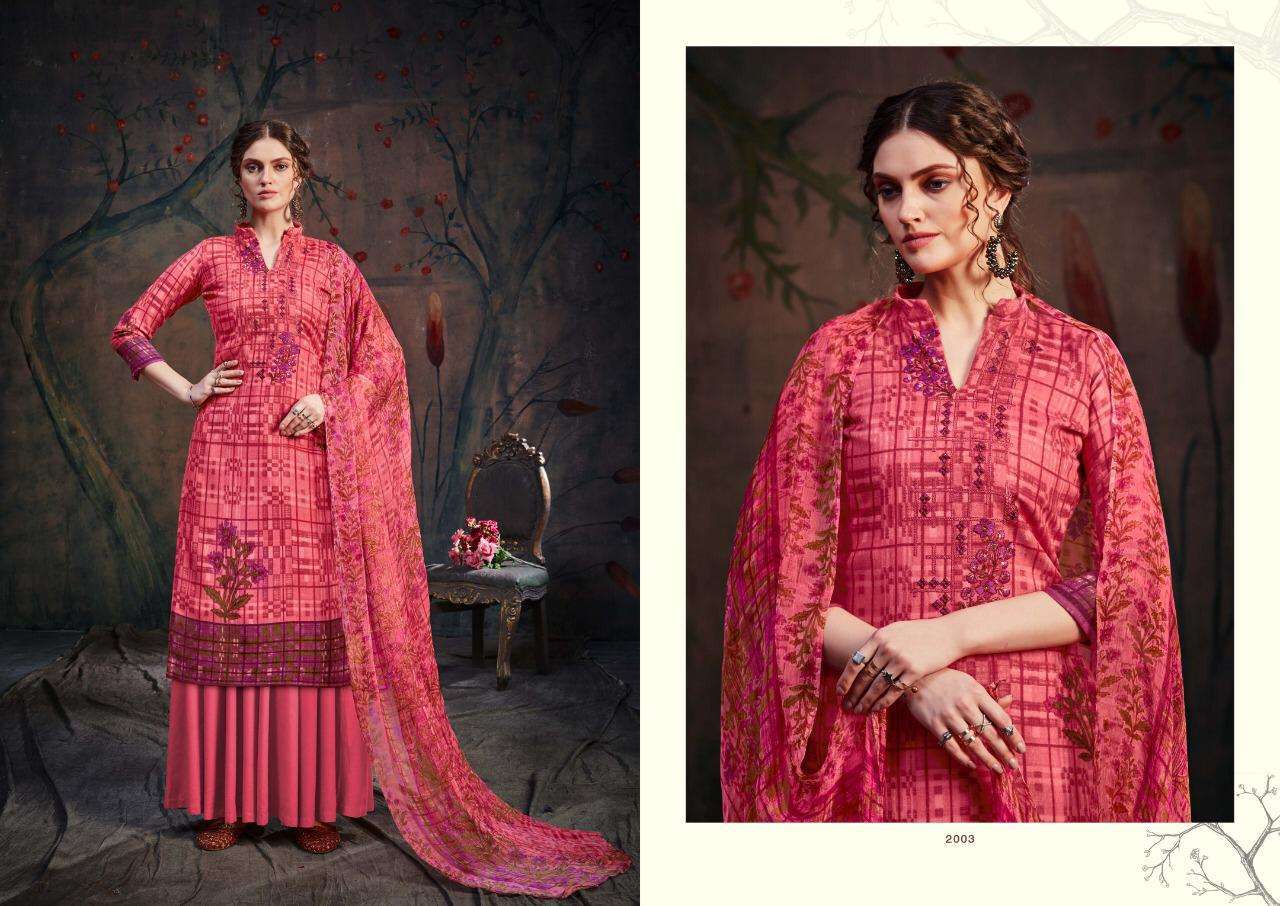 FIZA VOL-2 BY CHANDRA FASHION 2001 TO 2008 SERIES BEAUTIFUL SUITS STYLISH FANCY COLORFUL CASUAL WEAR & ETHNIC WEAR PURE PASHMINA PRINT WITH EMBROIDERY DRESSES AT WHOLESALE PRICE