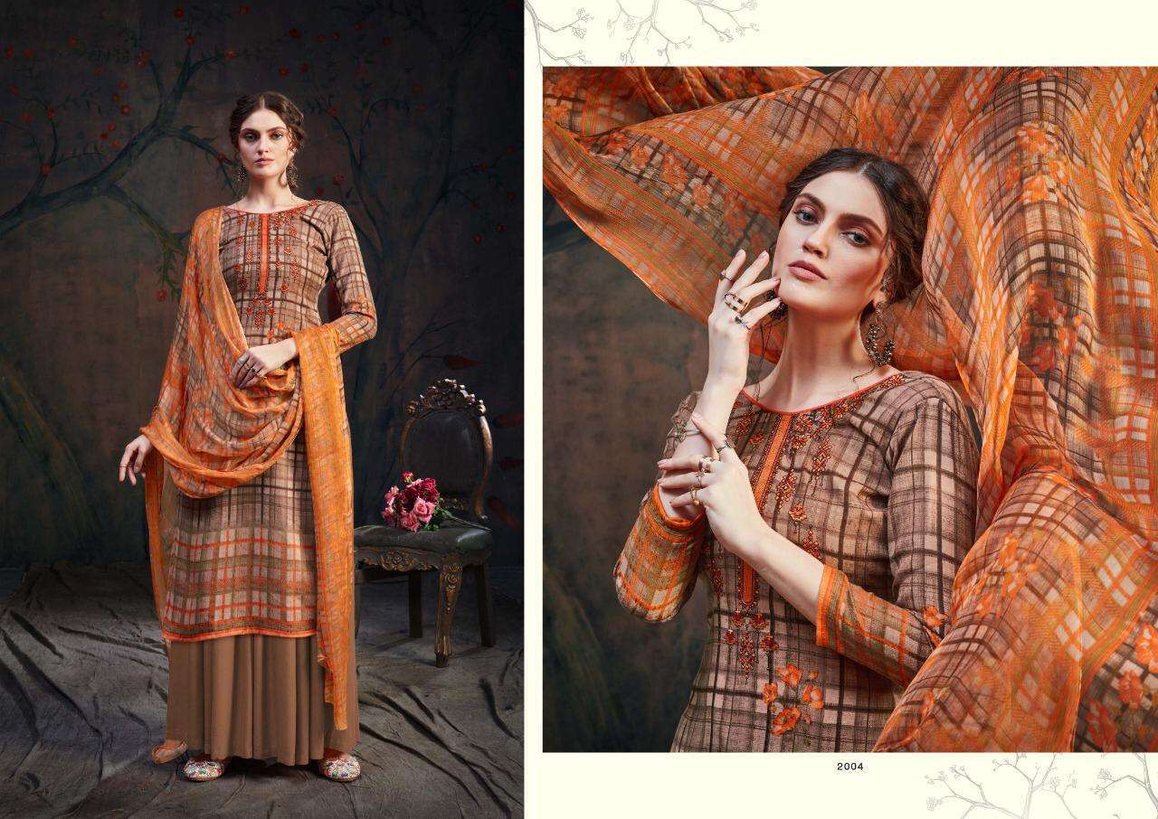 FIZA VOL-2 BY CHANDRA FASHION 2001 TO 2008 SERIES BEAUTIFUL SUITS STYLISH FANCY COLORFUL CASUAL WEAR & ETHNIC WEAR PURE PASHMINA PRINT WITH EMBROIDERY DRESSES AT WHOLESALE PRICE
