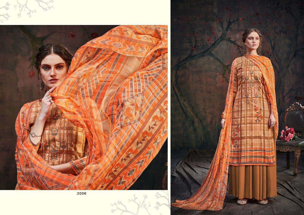 FIZA VOL-2 BY CHANDRA FASHION 2001 TO 2008 SERIES BEAUTIFUL SUITS STYLISH FANCY COLORFUL CASUAL WEAR & ETHNIC WEAR PURE PASHMINA PRINT WITH EMBROIDERY DRESSES AT WHOLESALE PRICE
