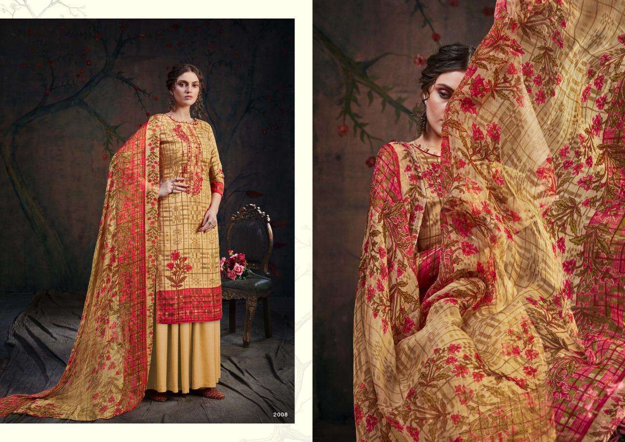 FIZA VOL-2 BY CHANDRA FASHION 2001 TO 2008 SERIES BEAUTIFUL SUITS STYLISH FANCY COLORFUL CASUAL WEAR & ETHNIC WEAR PURE PASHMINA PRINT WITH EMBROIDERY DRESSES AT WHOLESALE PRICE