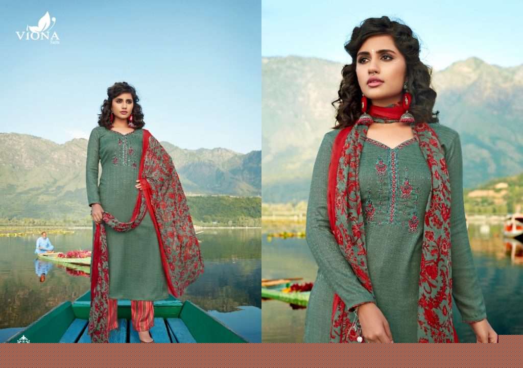 ADAA BY VIONA SUITS 1001 TO 1008 SERIES BEAUTIFUL SUITS STYLISH FANCY COLORFUL CASUAL WEAR & ETHNIC WEAR PURE PASHMINA PRINT WITH EMBROIDERY DRESSES AT WHOLESALE PRICE