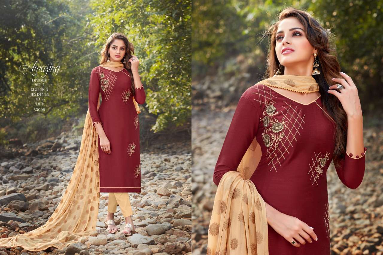 ZARINA BY RAGHAV ROYALS BEAUTIFUL SUITS STYLISH FANCY COLORFUL CASUAL WEAR & ETHNIC WEAR BANARASI SOFT SILK WITH EMBROIDERY DRESSES AT WHOLESALE PRICE