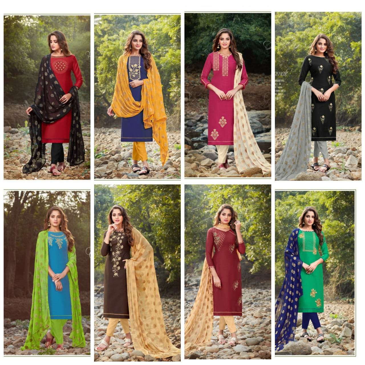 ZARINA BY RAGHAV ROYALS BEAUTIFUL SUITS STYLISH FANCY COLORFUL CASUAL WEAR & ETHNIC WEAR BANARASI SOFT SILK WITH EMBROIDERY DRESSES AT WHOLESALE PRICE